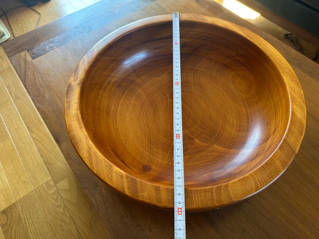 蕎麦道具　こね鉢　栃材　40センチ