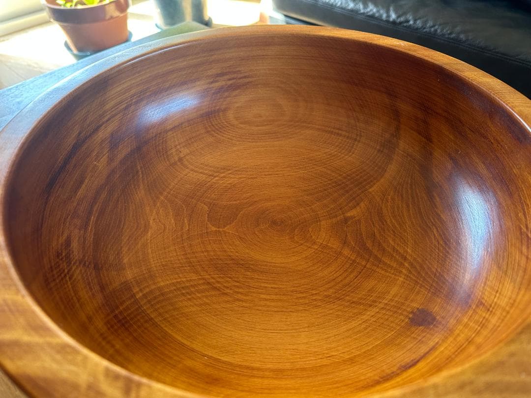 蕎麦道具　こね鉢　栃材　40センチ