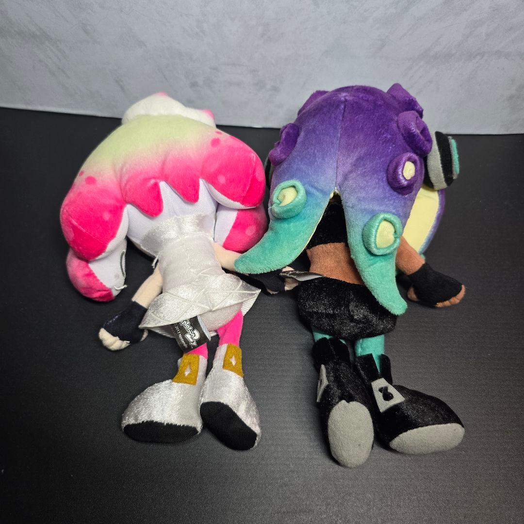 スプラトゥーン　イイダ&ヒメ　テンタクルズ　ぬいぐるみ S　2体セット
