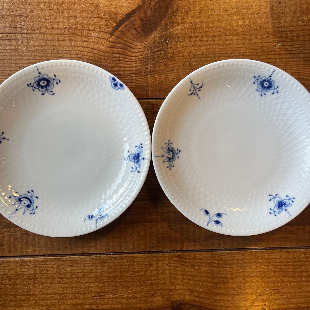 ロイヤルコペンハーゲン★ブルーパルメッテ★ホワイトパルメッテ★5点セット★湯呑み