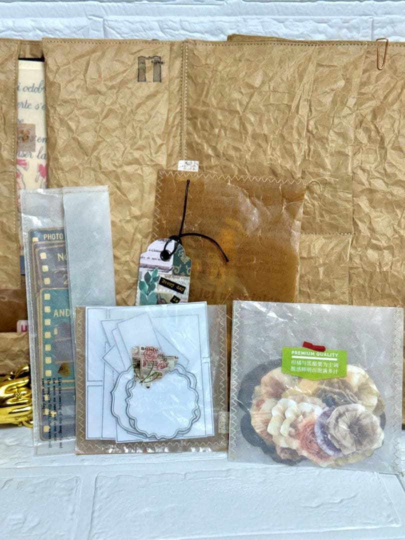 おすそ分けファイル　コラージュ素材収納　クラフトファイル