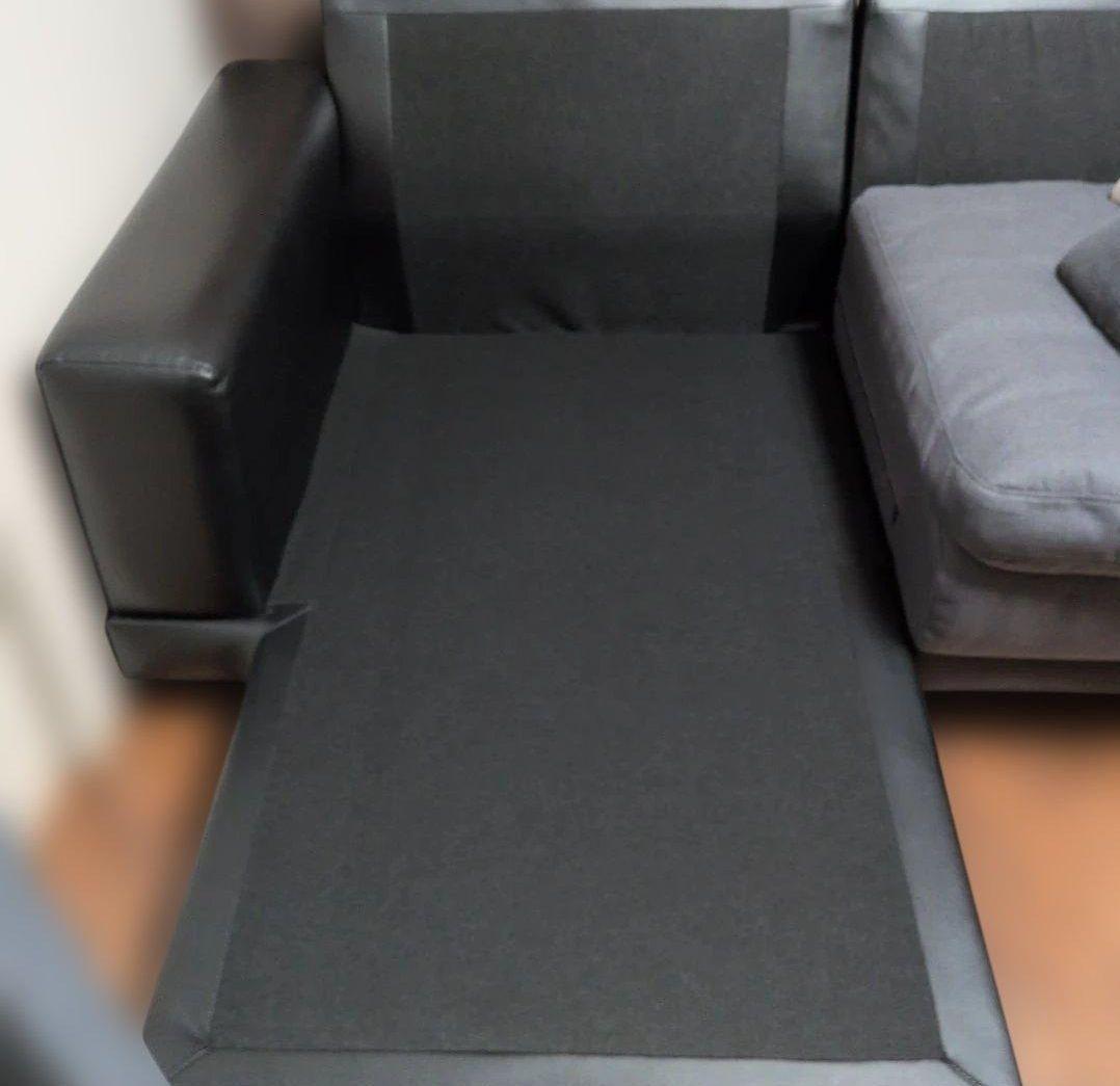 NITORI　ヒダリヒジカウチソファ　キングダム3KD 大型ソファー