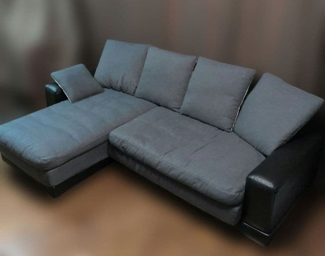 NITORI　ヒダリヒジカウチソファ　キングダム3KD 大型ソファー