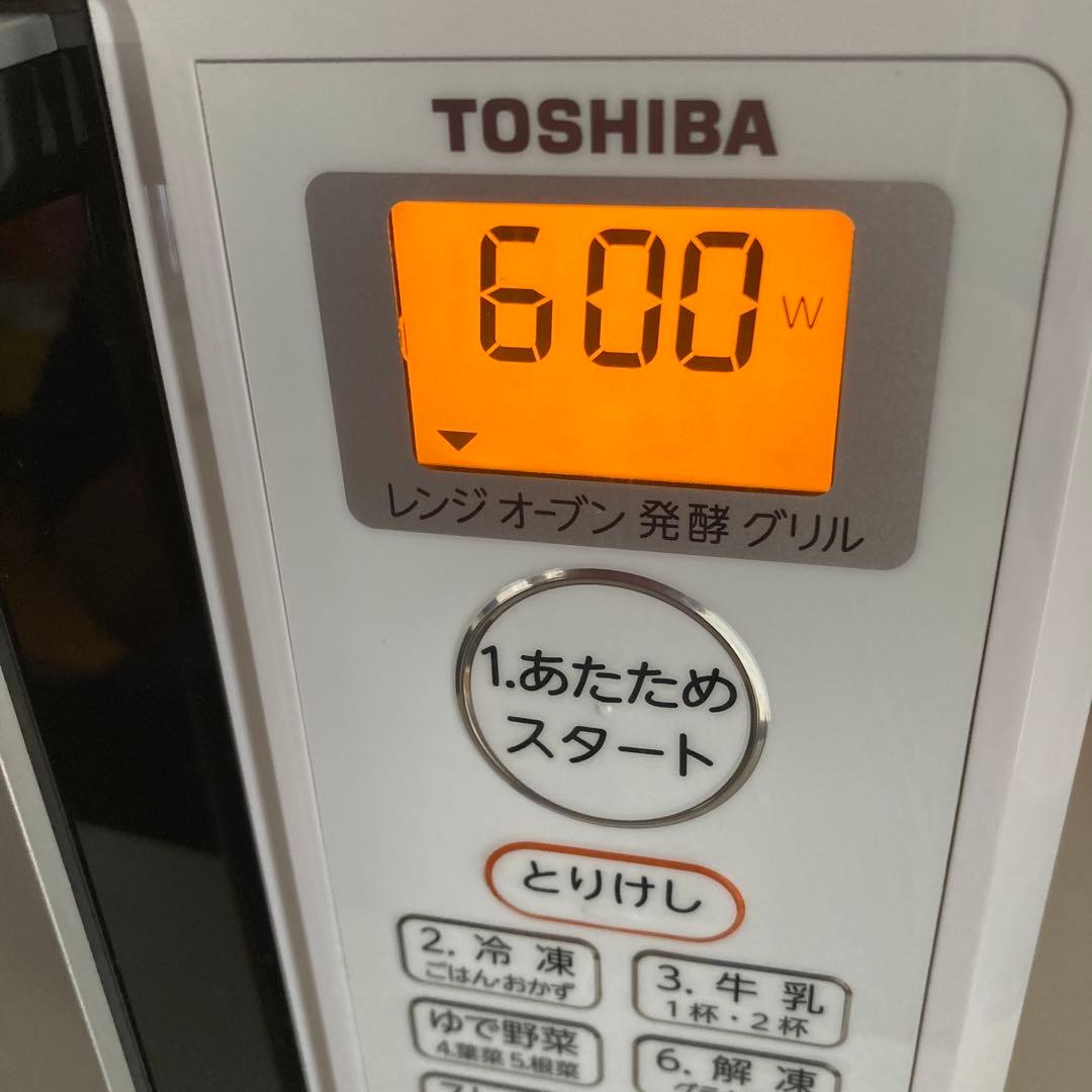 ★美品★TOSHIBA オーブンレンジ グリル　発酵ER-T16 2019年製