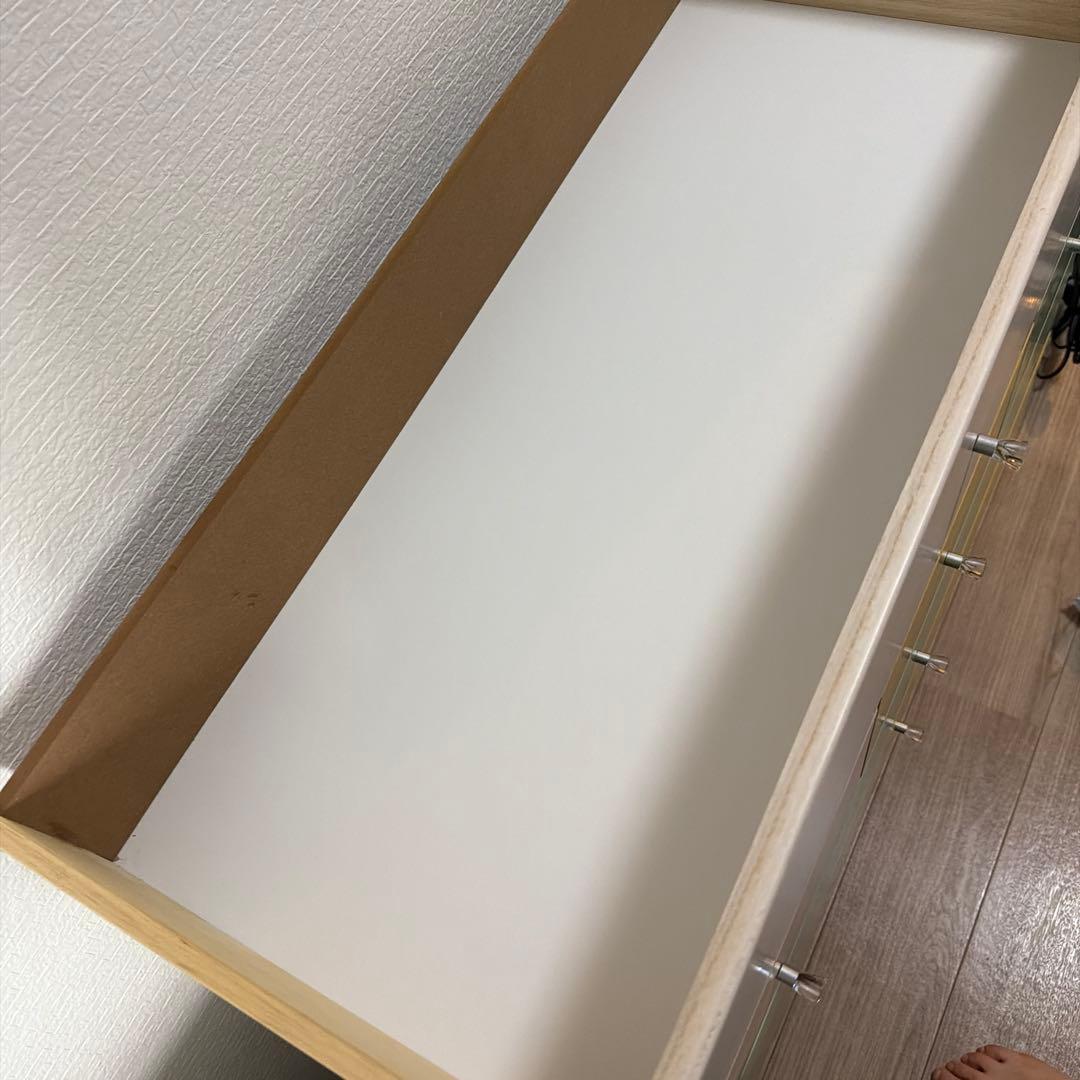 ニトリ　NITORI 木製　カラフルチェスト