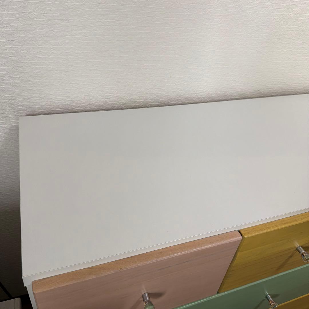 ニトリ　NITORI 木製　カラフルチェスト