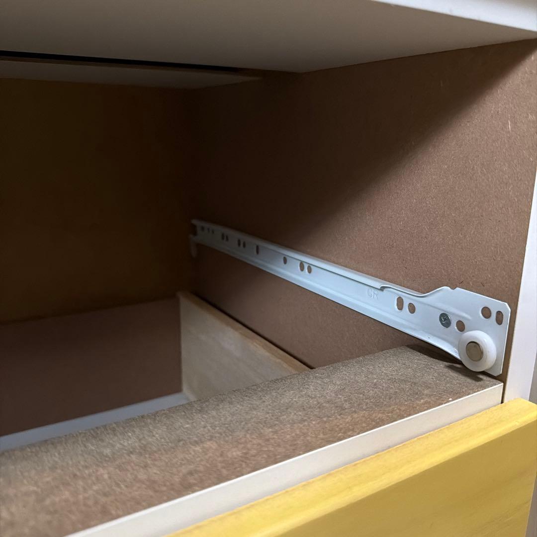 ニトリ　NITORI 木製　カラフルチェスト