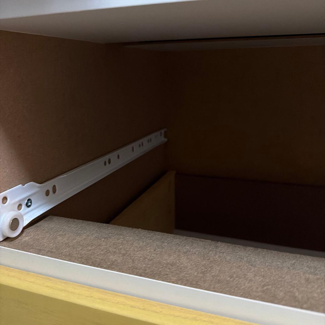 ニトリ　NITORI 木製　カラフルチェスト