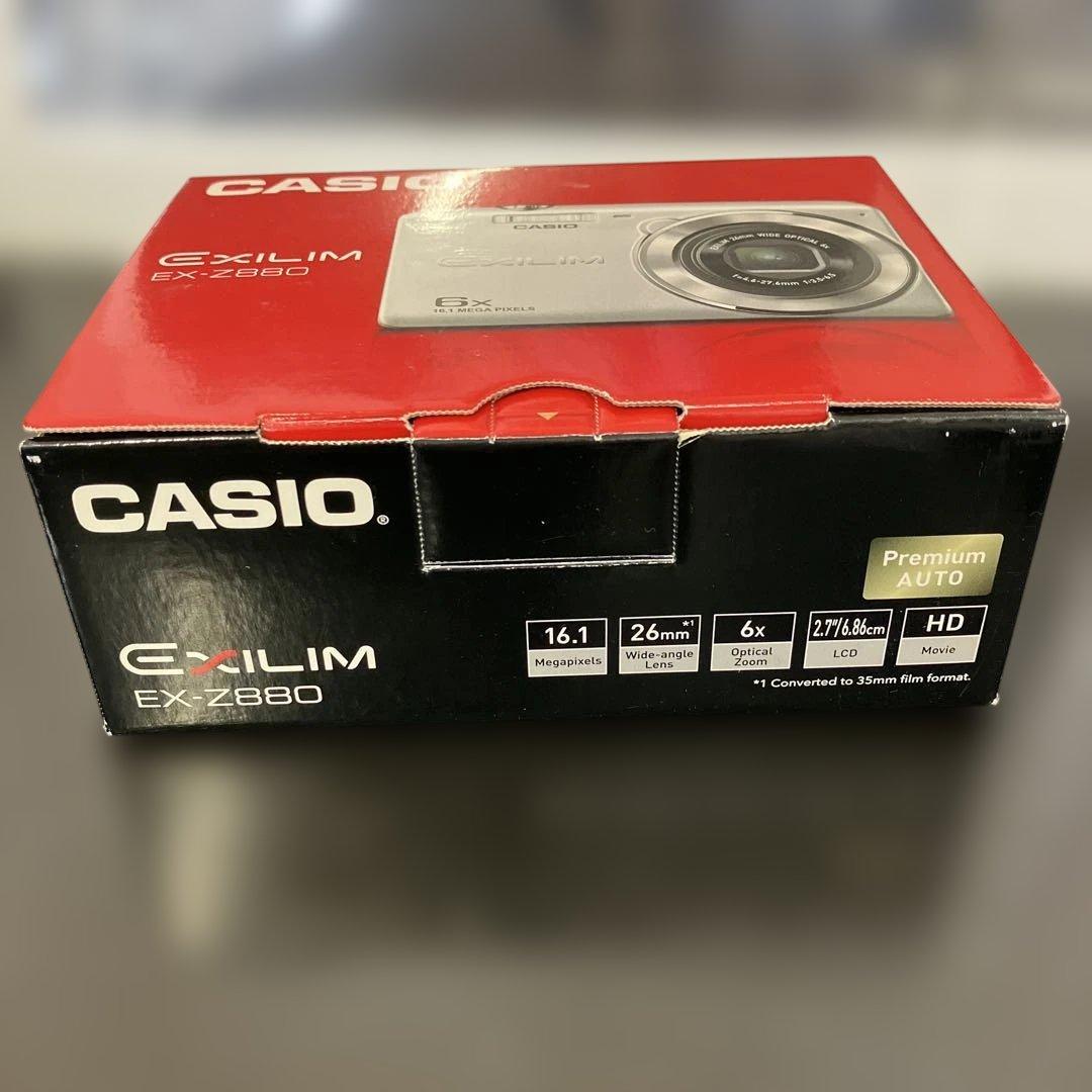 CASIO EXILIM EX-Z880 レッド　箱付　コンパクトデジタルカメラ