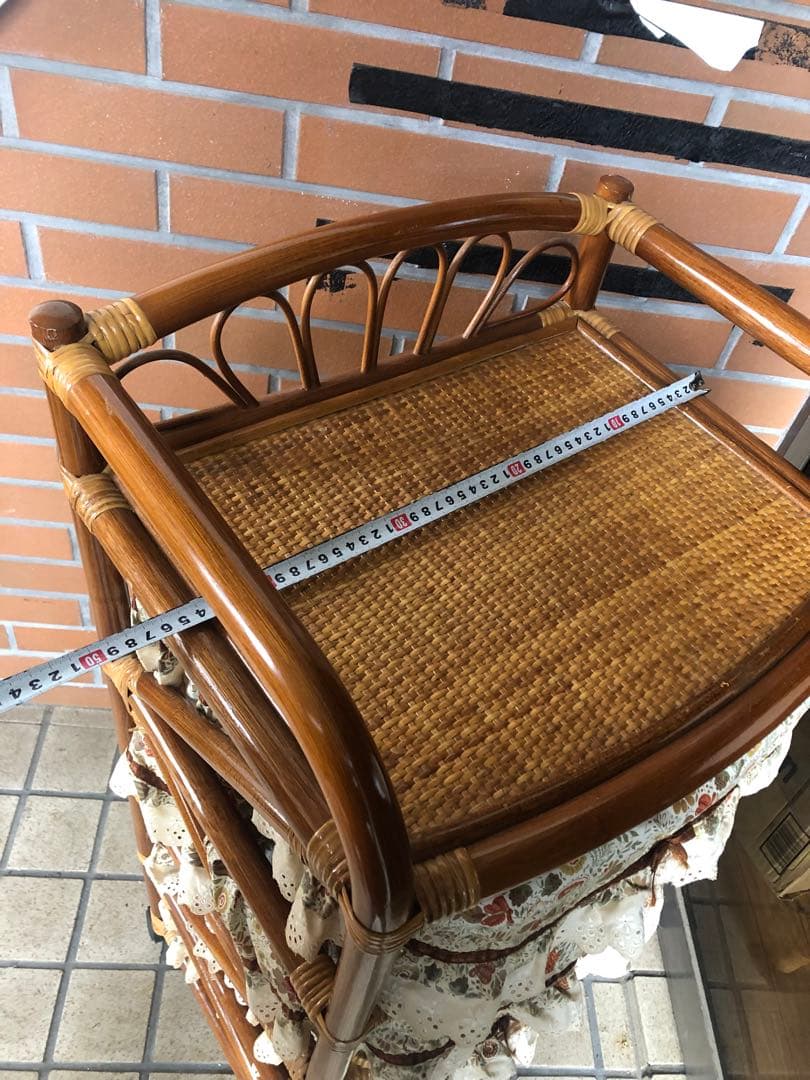 g ラタン　チェスト　レトロポップ　KAZAMA ランジェリーボックス　収納家具