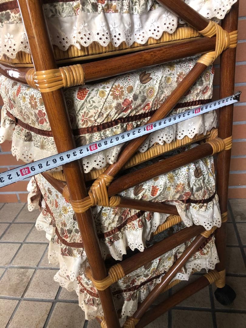 g ラタン　チェスト　レトロポップ　KAZAMA ランジェリーボックス　収納家具