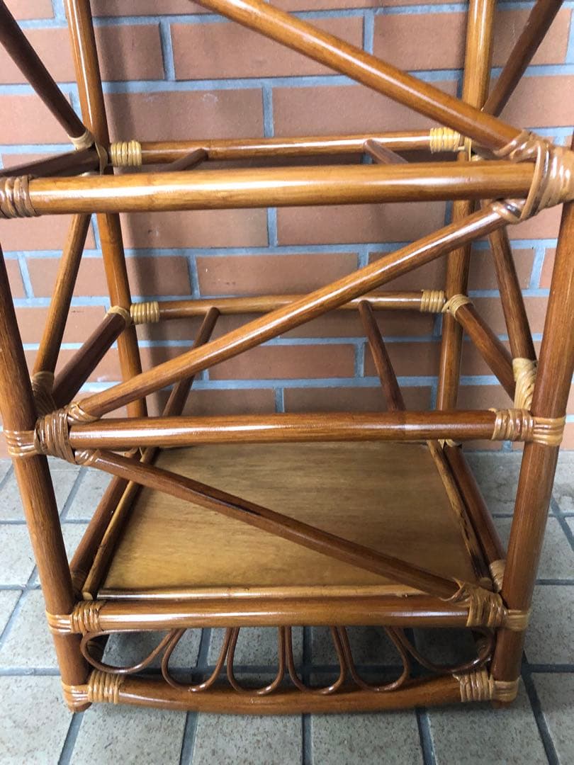 g ラタン　チェスト　レトロポップ　KAZAMA ランジェリーボックス　収納家具