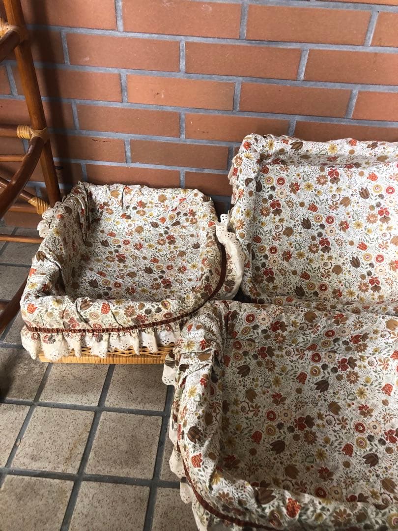 g ラタン　チェスト　レトロポップ　KAZAMA ランジェリーボックス　収納家具