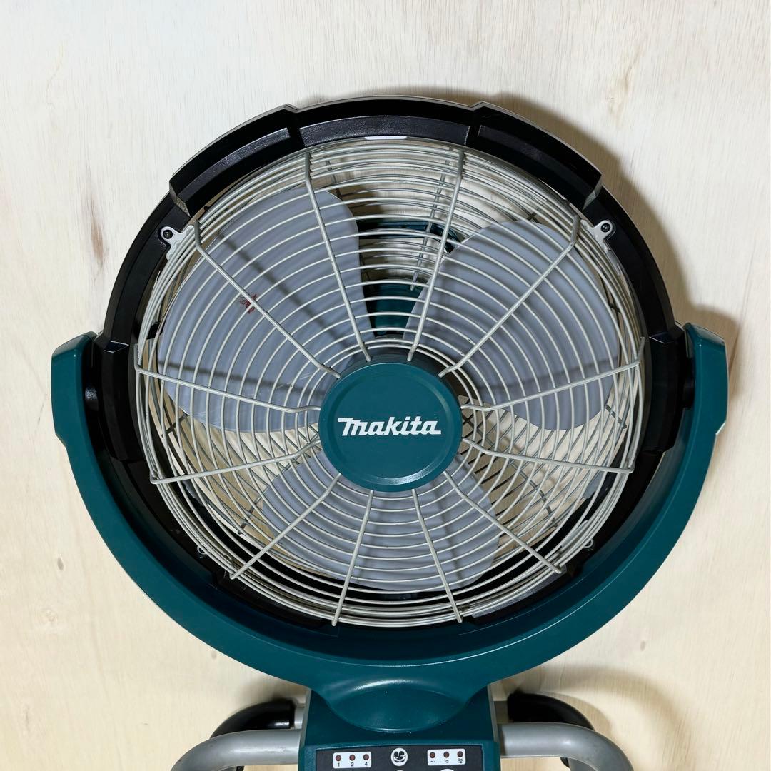 動作◎ マキタCF300D 扇風機 本体アダプターとバッテリー付き makita