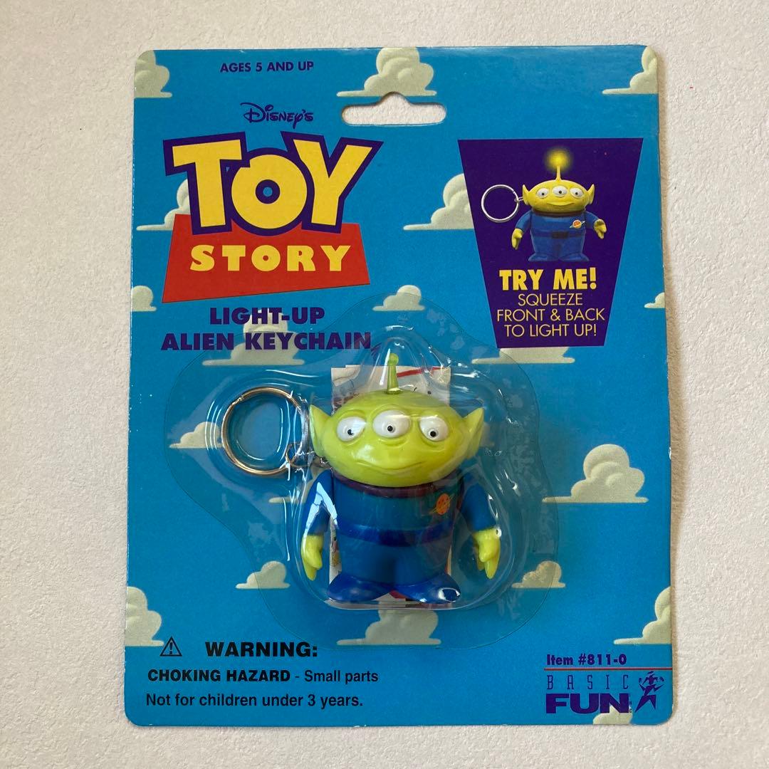 ディズニー　トイストーリー　リトルグリーンメン　スリンキー　キーホルダー