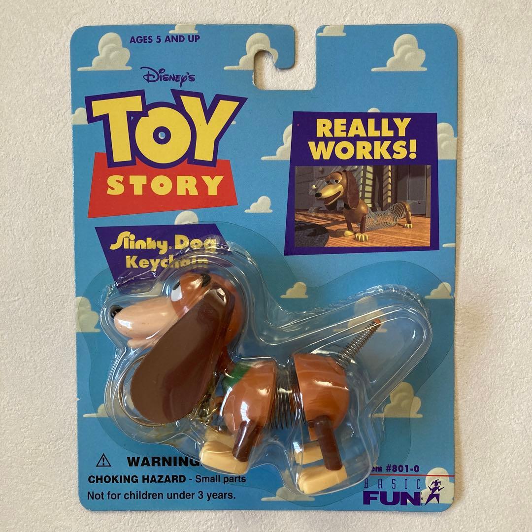 ディズニー　トイストーリー　リトルグリーンメン　スリンキー　キーホルダー