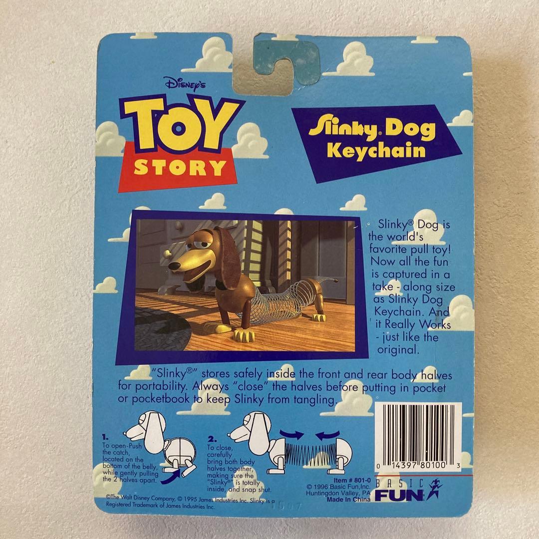 ディズニー　トイストーリー　リトルグリーンメン　スリンキー　キーホルダー