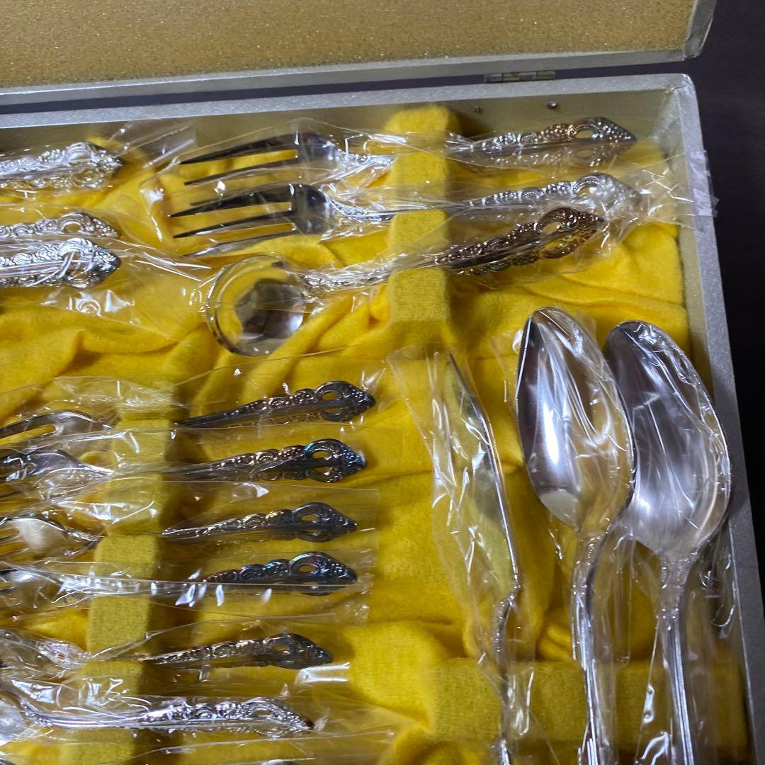 記念品　銀仕上げカトラリーセット