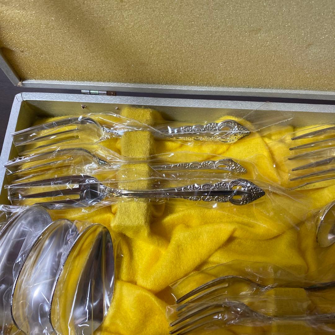 記念品　銀仕上げカトラリーセット