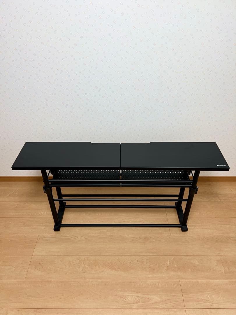 【ユキ】Bauhütte デスク ブラック BHC-1200H-BK