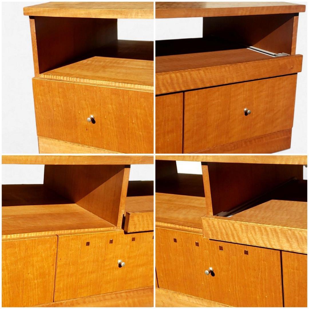 ACTUS ボスコ 無垢材 AVボード 象嵌 116cm 北欧 新品約12万