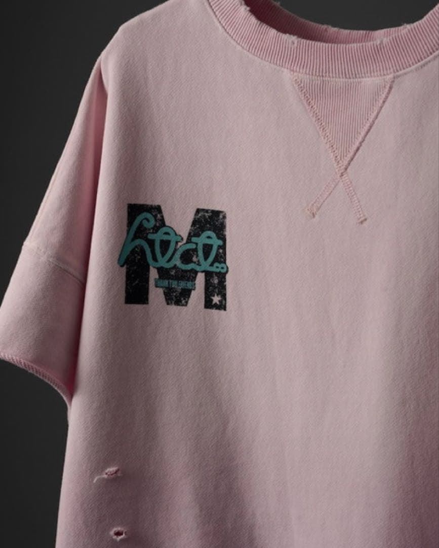 TAKUYA∞ Produce htctoxM SWEAT半袖スウェット　ピンク