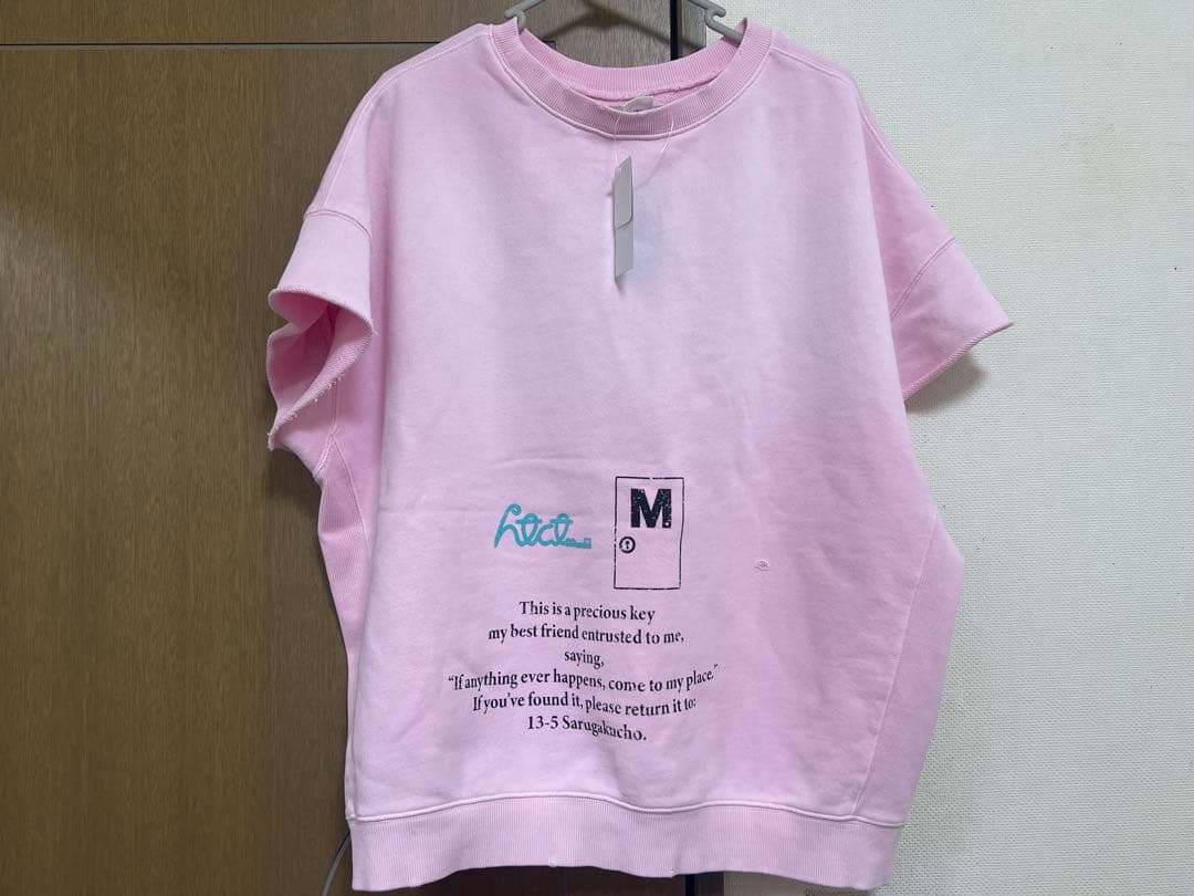 TAKUYA∞ Produce htctoxM SWEAT半袖スウェット　ピンク