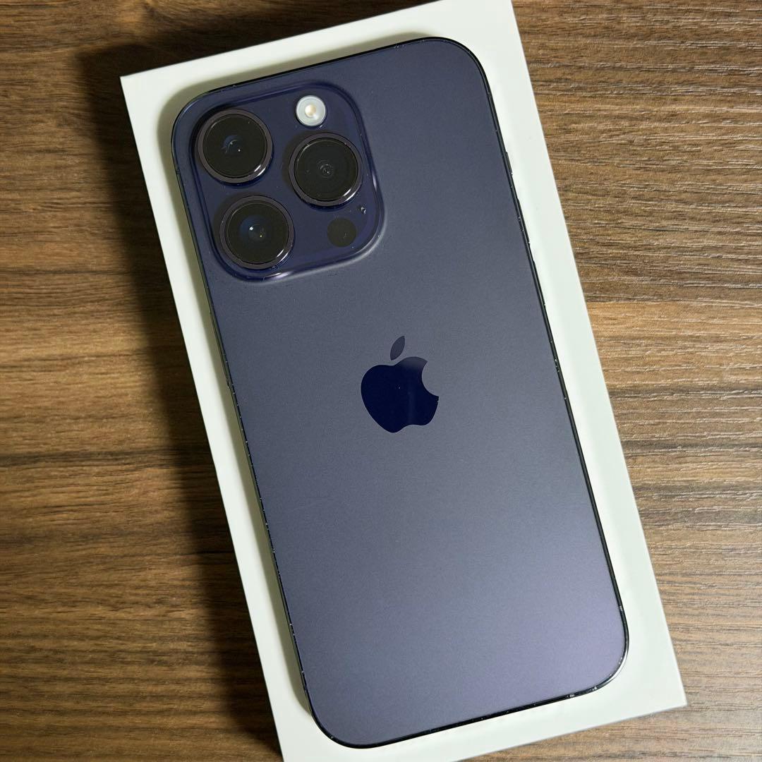 【美品】iPhone 14 Pro 512GB ディープパープル