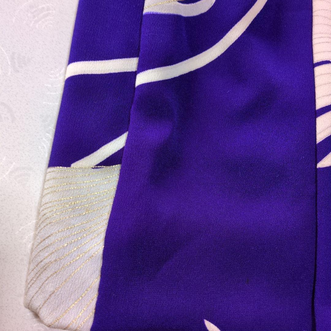 七五三３歳女の子正絹アンティーク柄手縫いの被布(中綿無し）