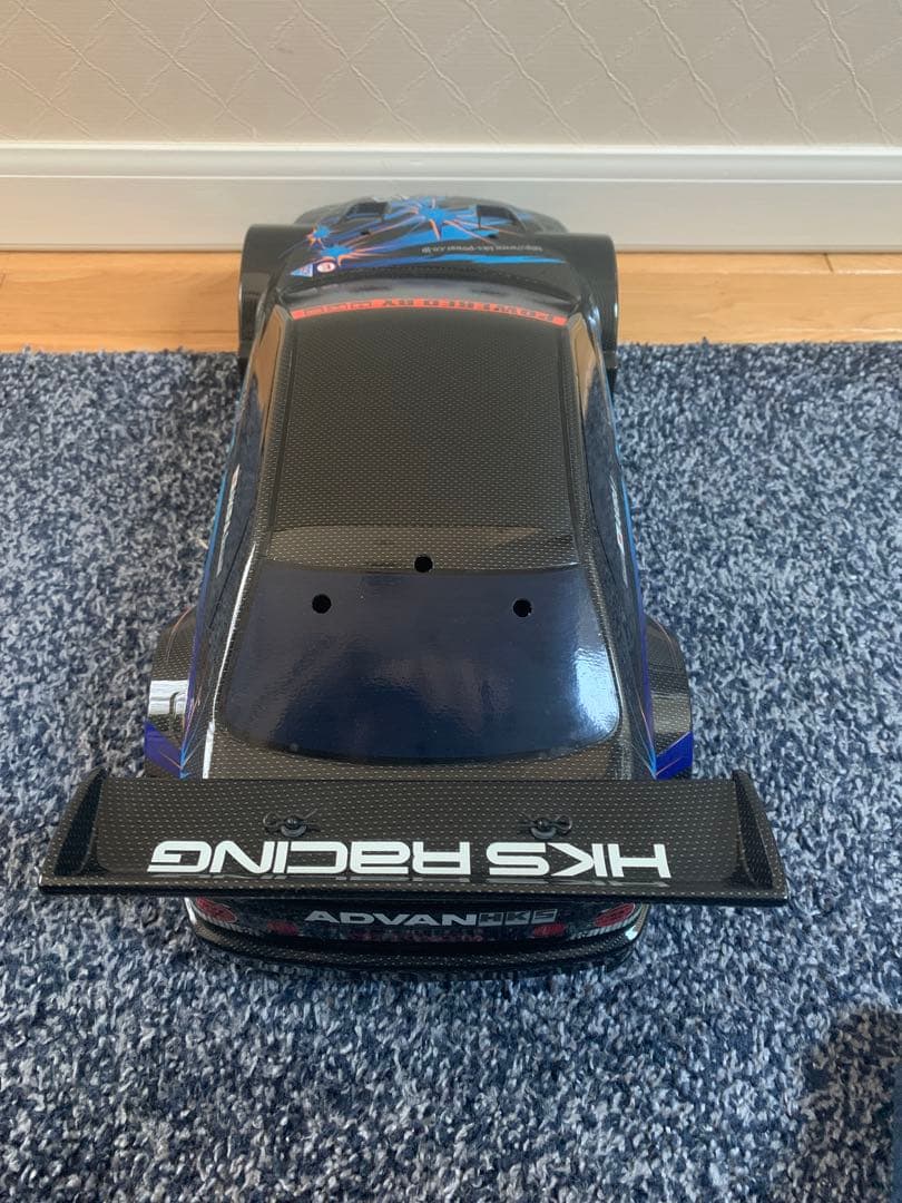 タミヤ　1/10ラジコン用ボディ　HKS　レーシング　アルテッツァ　カーボン柄