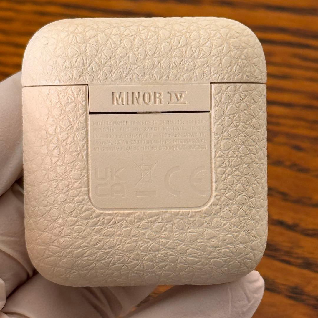 Marshall MINOR IV ワイヤレスイヤホン（クリーム）美品