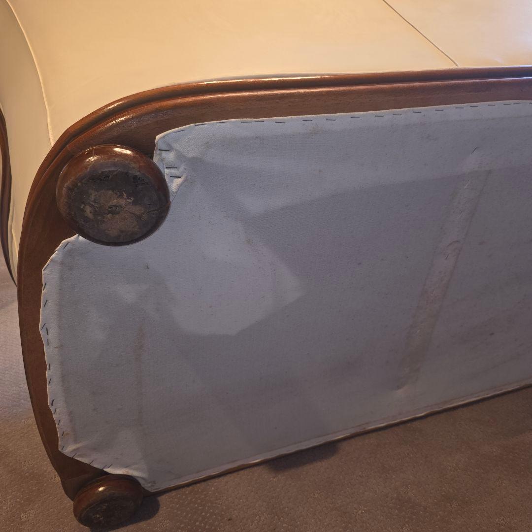 【アンティーク】ビンテージ本革レザー 3人掛けソファ