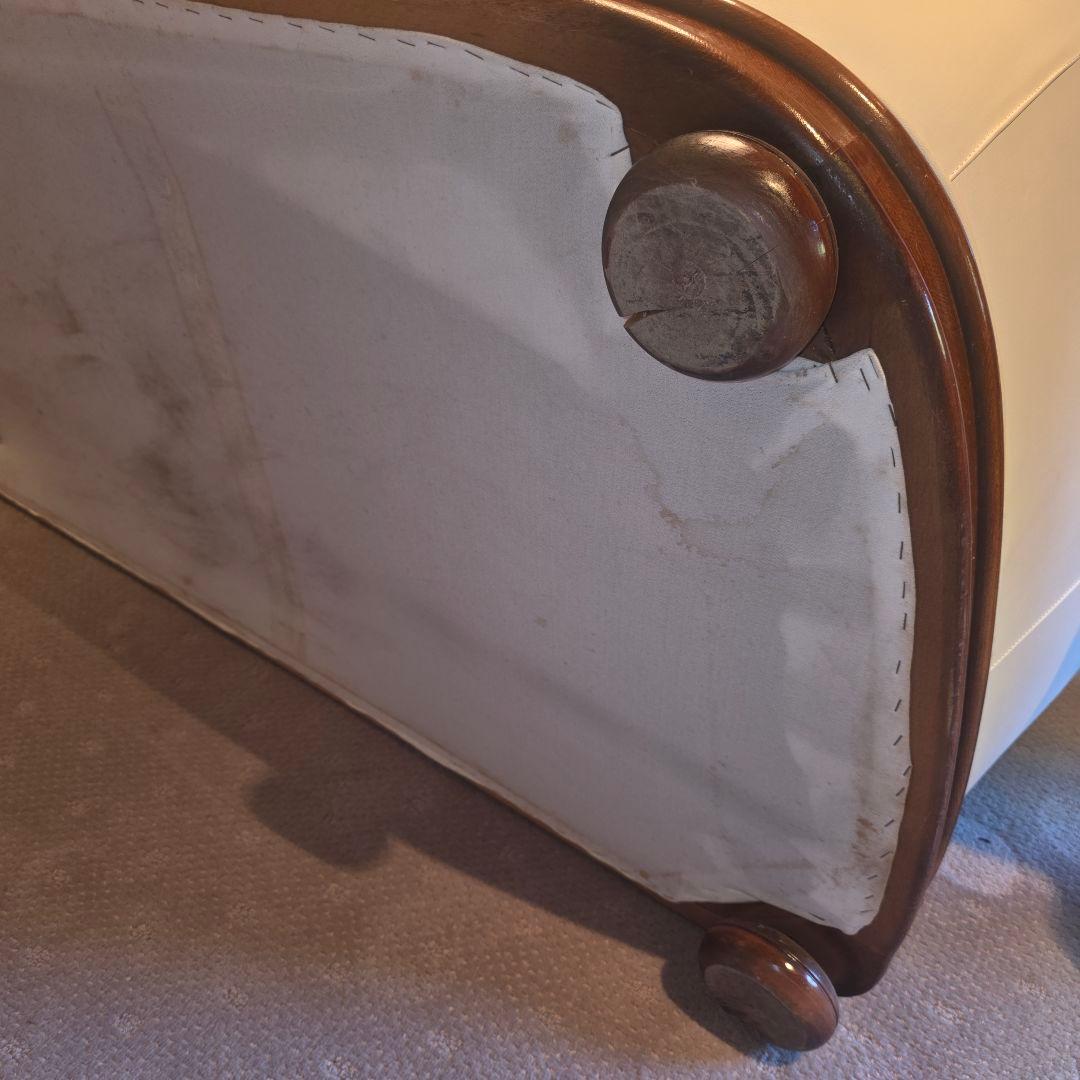 【アンティーク】ビンテージ本革レザー 3人掛けソファ