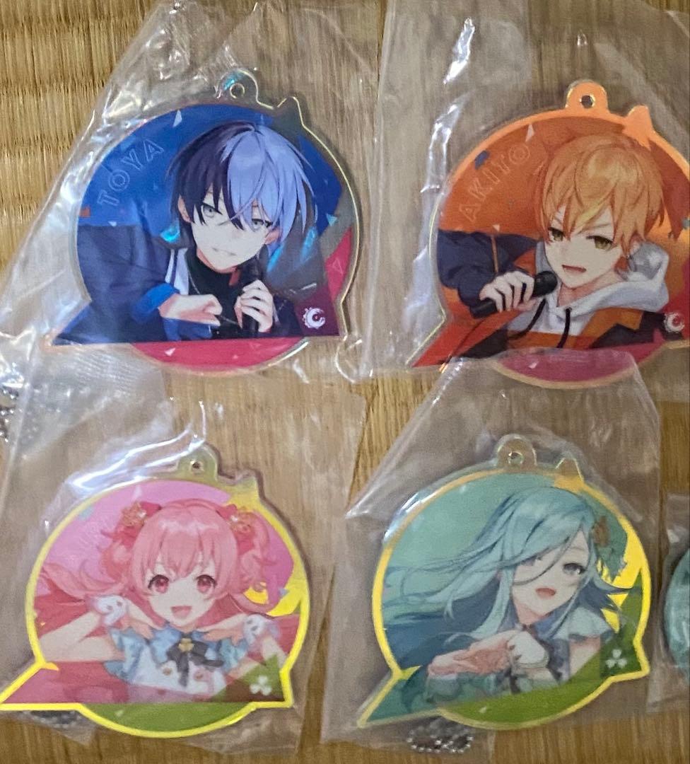 プロセカ　SEGAラッキーくじ　Vol.7 E賞アクキー　F賞缶バッジ