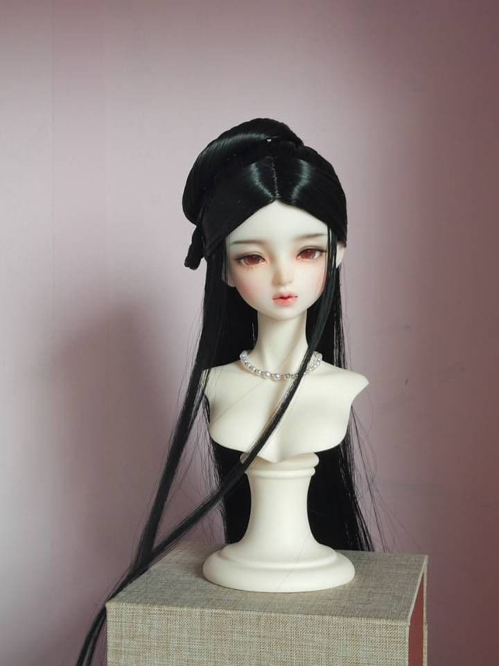 AX57 BJD 1/3 人形 ドール　用ウィッグ カツラ 耐熱 ハンドメイド