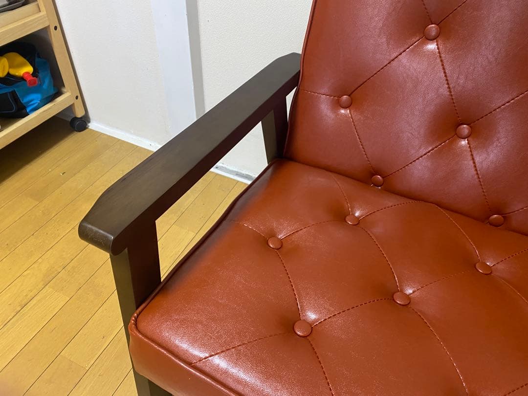 2人掛けソファ　PVC 合成皮革　vn001-2p カッパー