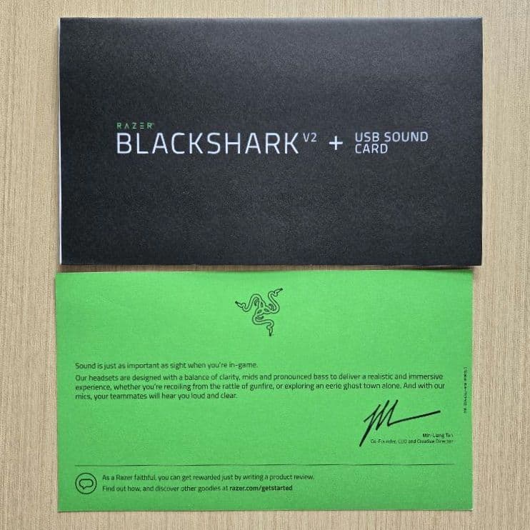 Razer BlackShark V2 ゲーミングヘッドセット USB-SC付