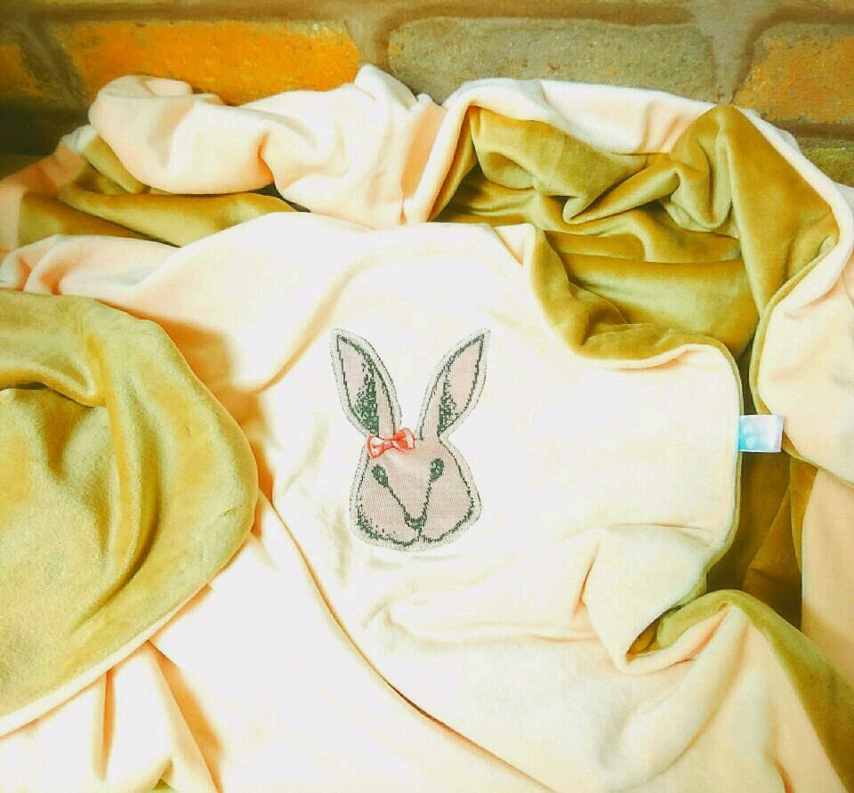 専用⭐みかん❤超モチぷにっ❤もちボア…Ｗボア⭐特大ブランケット❤うさぎ