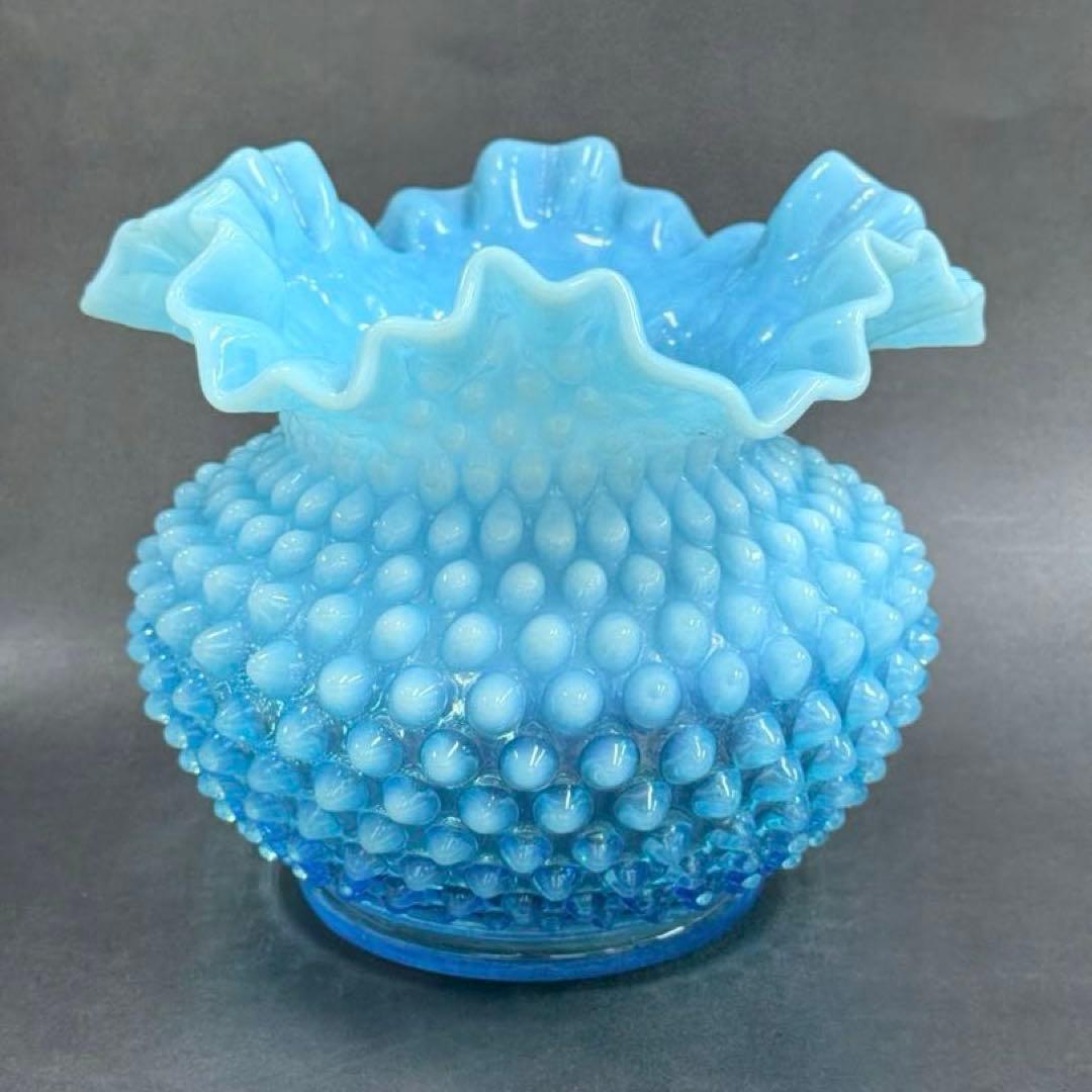 【⭐️稀少❣️蔵出し⭐️】フェントン　ホブネイル　フラワーベース　花瓶　花器
