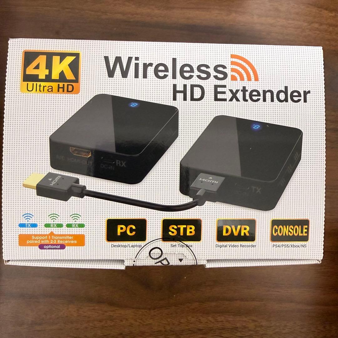 【新品未使用】ワイヤレスHDMI　送信機・受信機セット　HDMI 無線