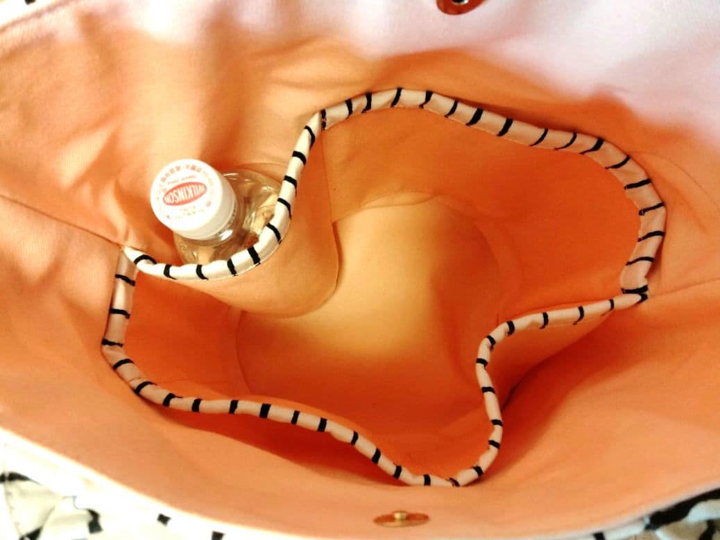 ミナペルホネン『たくさん入る2wayバケツ型トートバッグ』ショルダーストラップ付