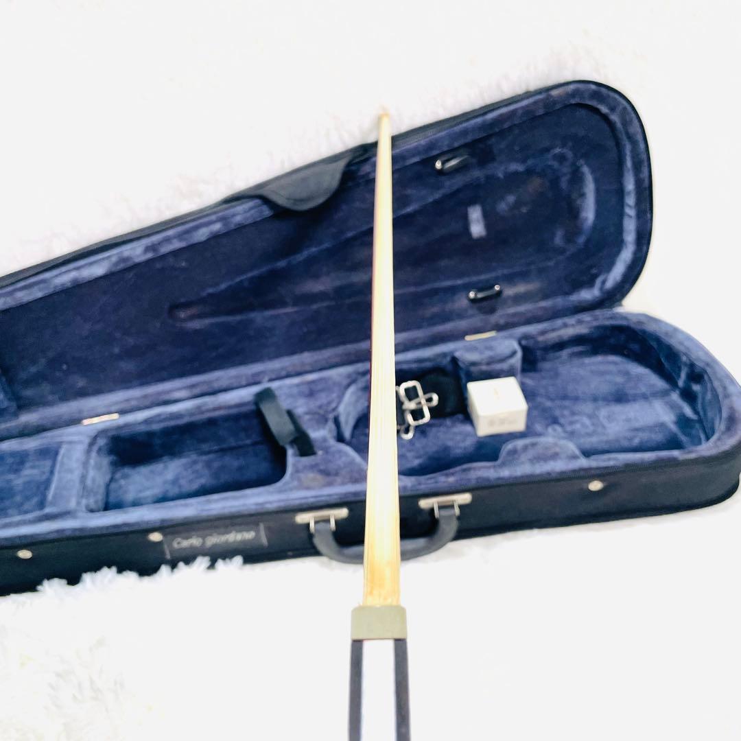 カルロジョルダーノ EV-201 赤 超美品 ケース弓付 エレキバイオリン