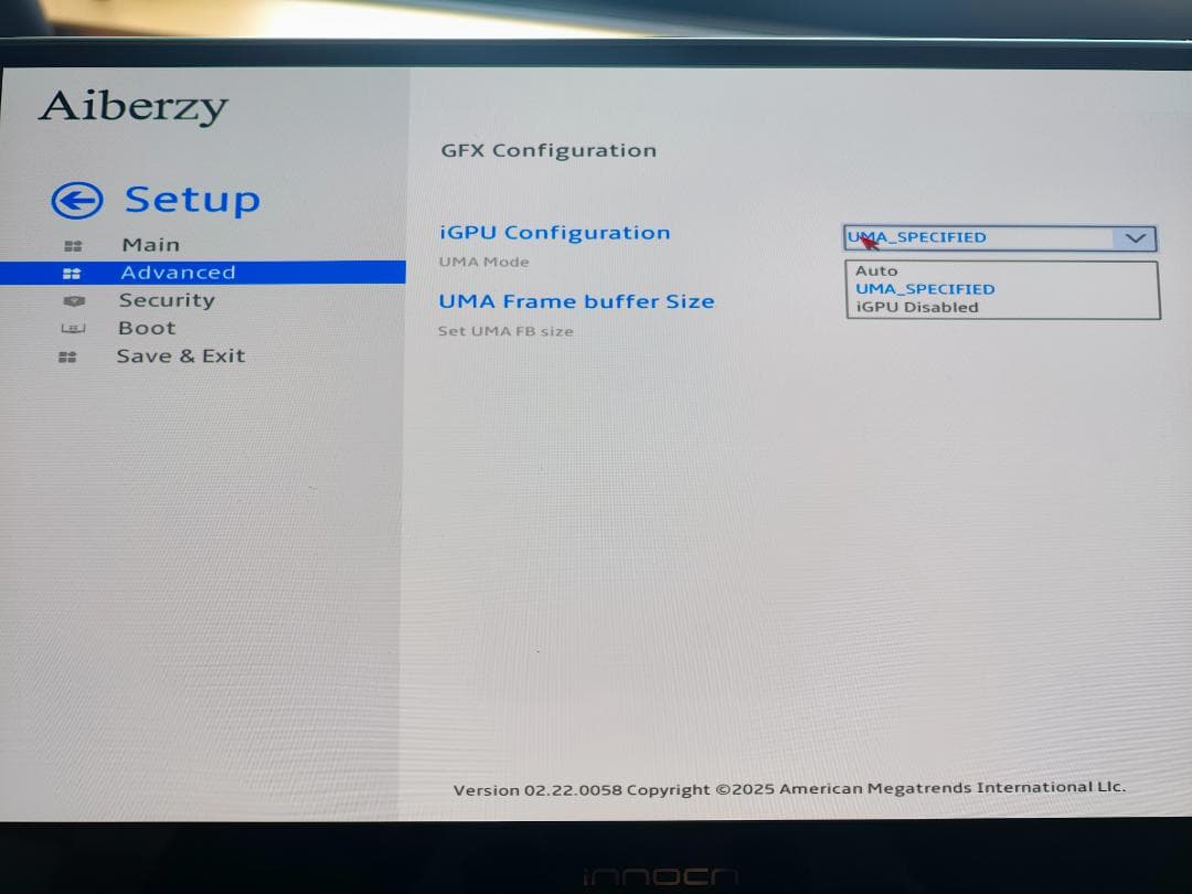 ミニPC Minisforum Aiberzy HX370 64GB 1TB