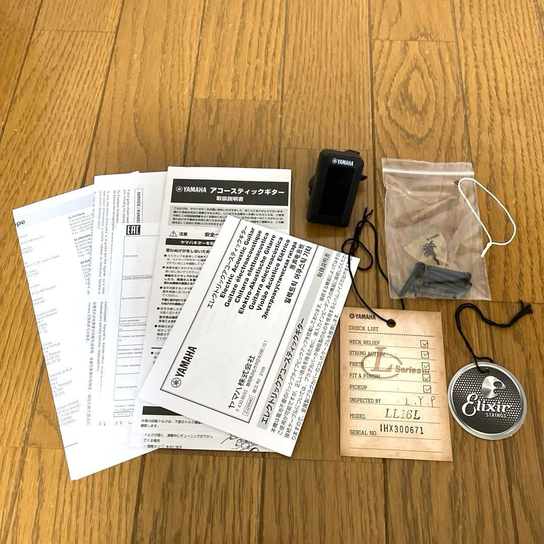 【美品】 YAMAHA LL16L ARE レフティ SKBセミハードケース付