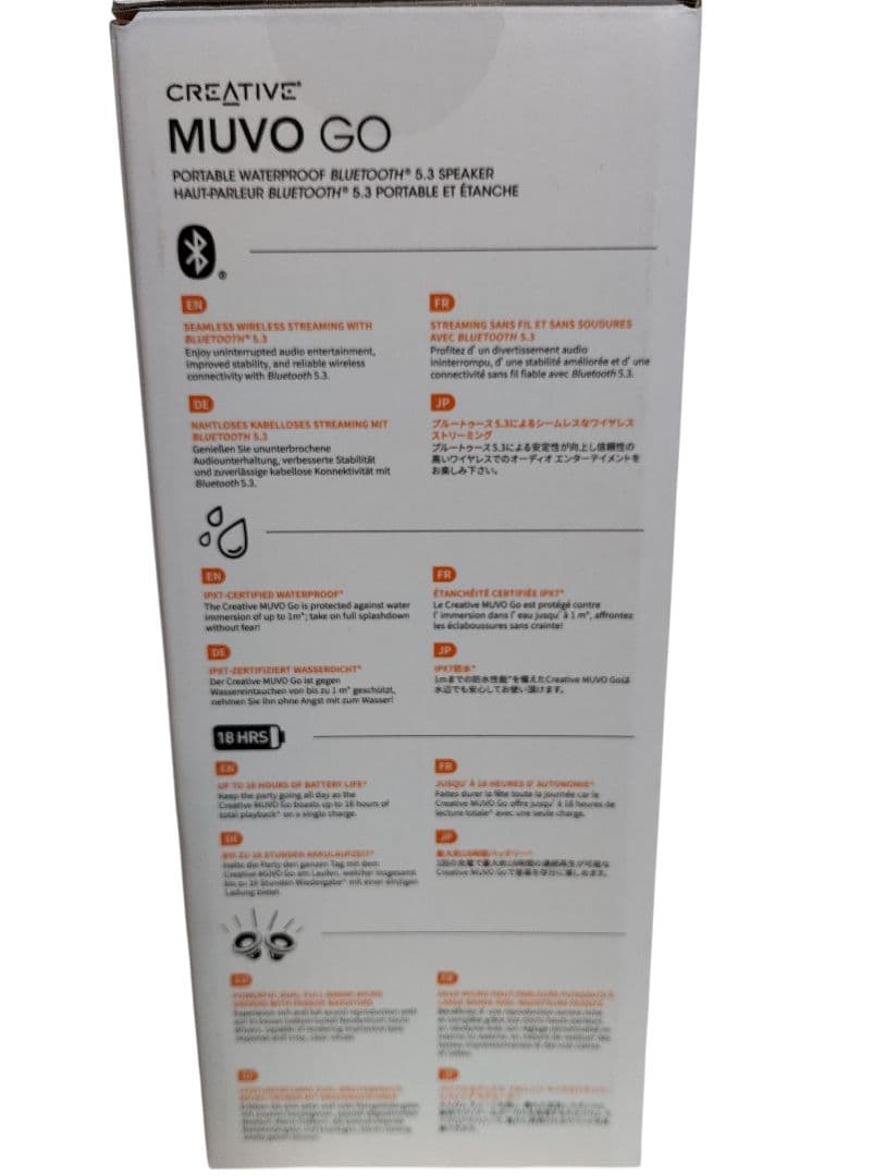 【新品・未開封】Creative MUVO GO ワイヤレススピーカー