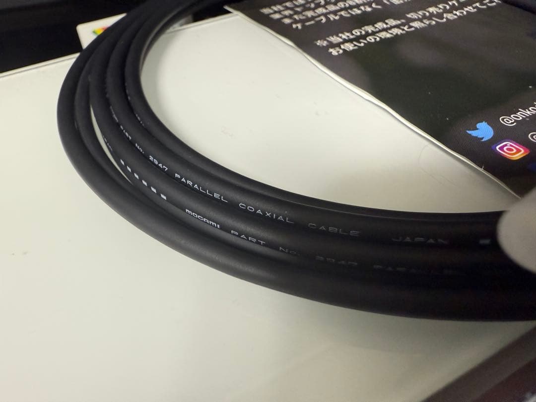 音光堂MOGAMI 2947 ゼンハイザー用　バランス4.4mm 5極 1.5m