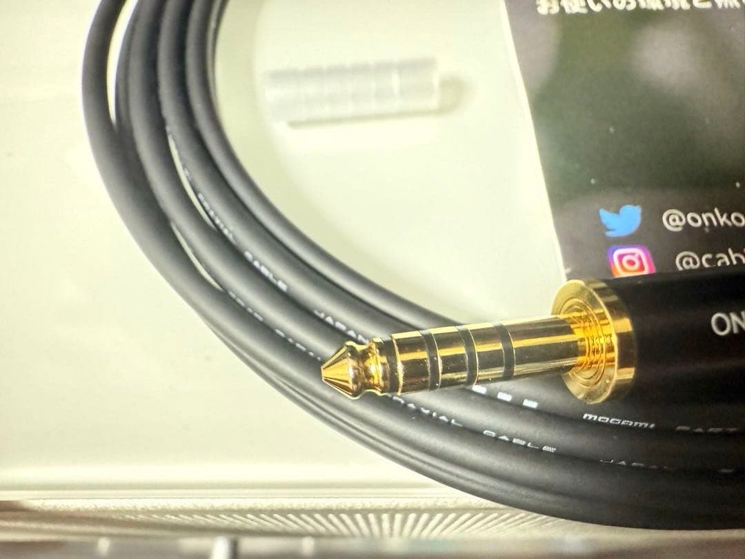 音光堂MOGAMI 2947 ゼンハイザー用　バランス4.4mm 5極 1.5m