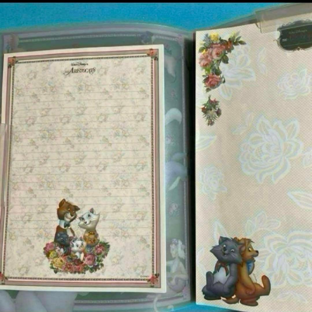 ディズニー　おしゃれキャット　マリーちゃん　メモ付き　バインダー　ファイル