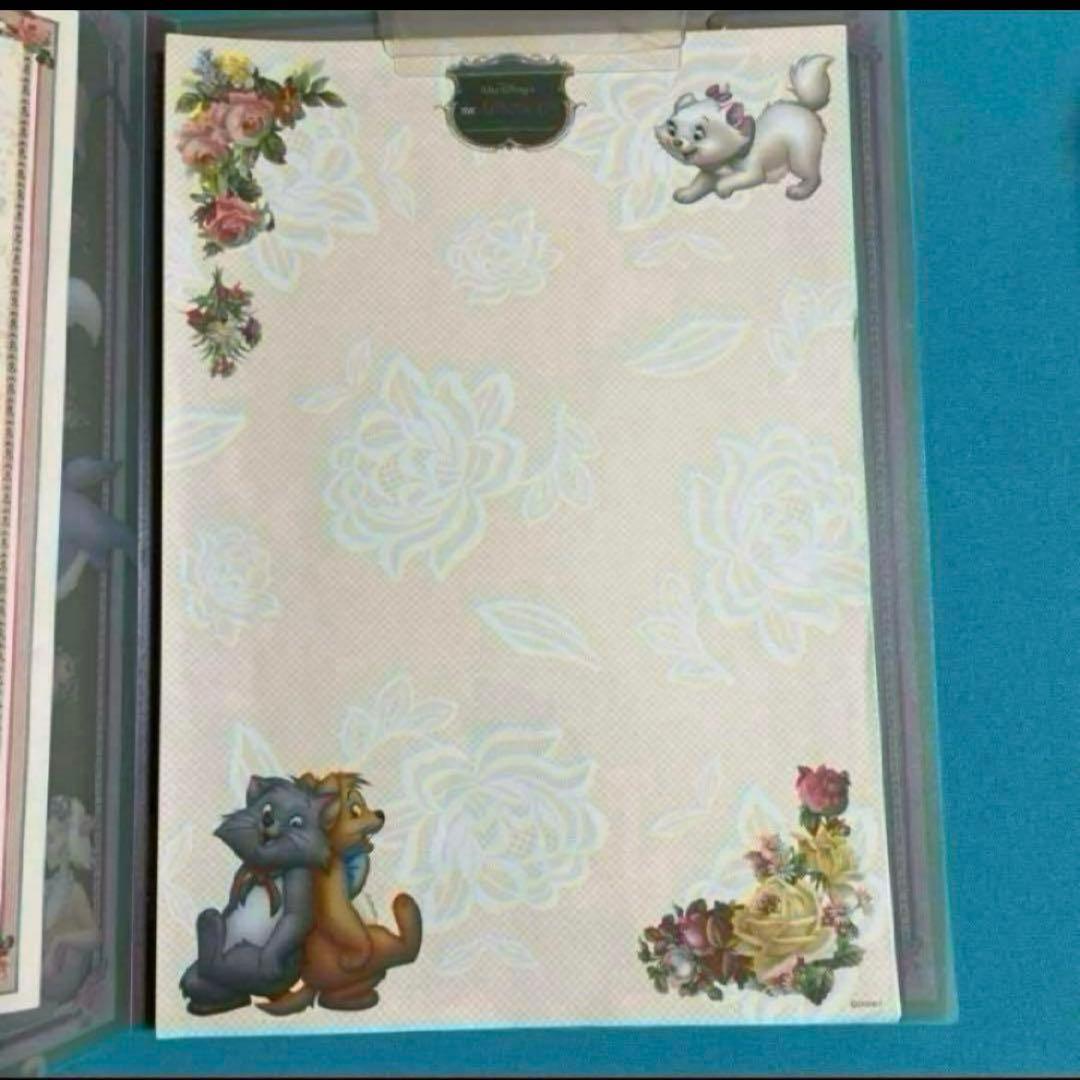 ディズニー　おしゃれキャット　マリーちゃん　メモ付き　バインダー　ファイル