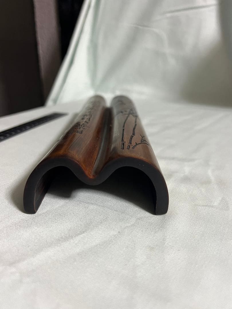 文房 竹 腕枕